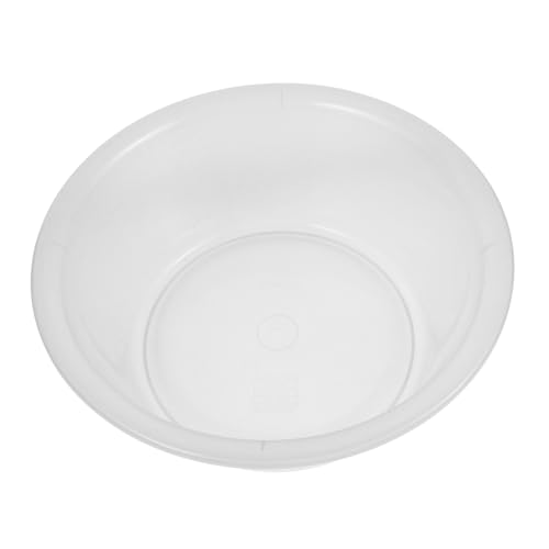 Balde transparente para remojo de pies de plástico resistente