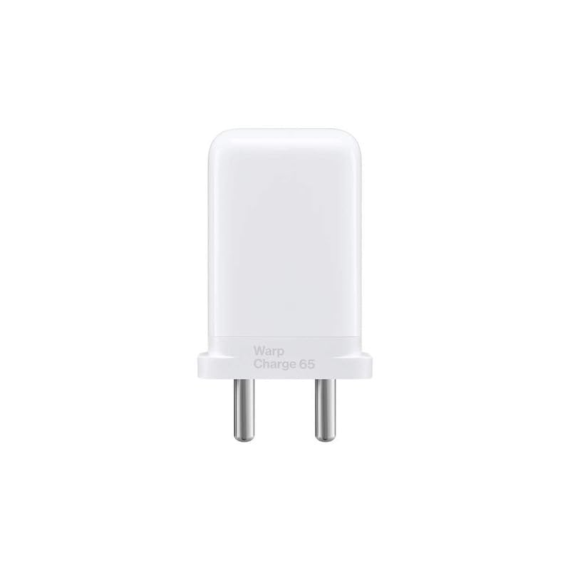 Image of 65W SUPEVOOC Fast Charger with Type-C Cable | 65W USB Charger for One-pluss, Realme, Op-po, Redmi, Xiaomi, Poco, iQOO, Samsung, Motorola & More | Supports Dart, Dash, Warp, Vooc, SuperVooc, QC 3.0