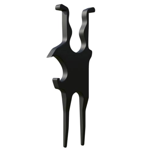Clip magnético de golf y divot tool multifuncional para colgar en carrito 2