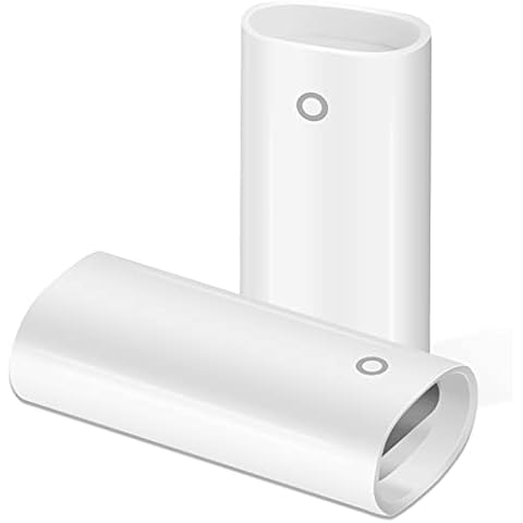 ACAGET Charging Adapter Connector Compatible with Apple Pencil 1st, iPad Pro, 2 Pack iPencil Charger Adapter iPad Pencil Charger Adapter Compatible with Apple Pen iPad Pro 12.9'' 10.5'' 9.7'' (White) Cover