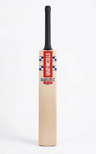 Image of SAG Sport English Willow Leather Cricket Bat Full Size | Crafted from Premium English Willow | Lightweight & Durable with Ergonomic Grip | Ideal for Adults, Power Hitting, Club Matches & Tournaments