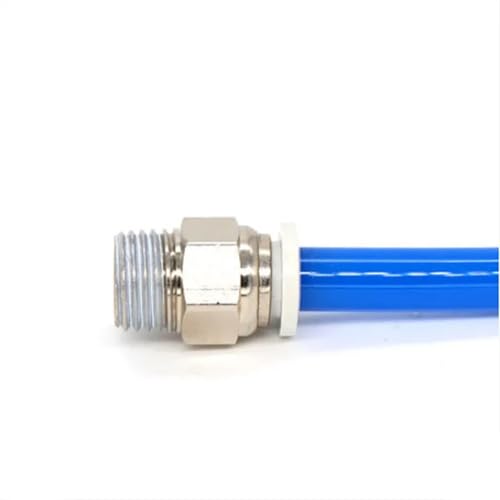 Conectores de tubería blancos PC8-01 rosca macho de empuje rápido 5