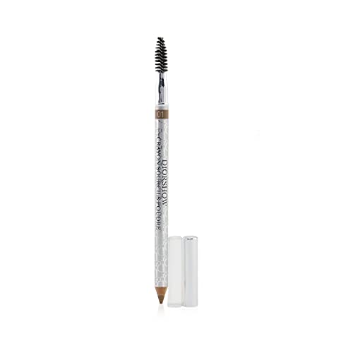 Dior Diorshow Powder Texture Long Wear Eyebrow Pencil #01 Blond, 0.04 Ounce