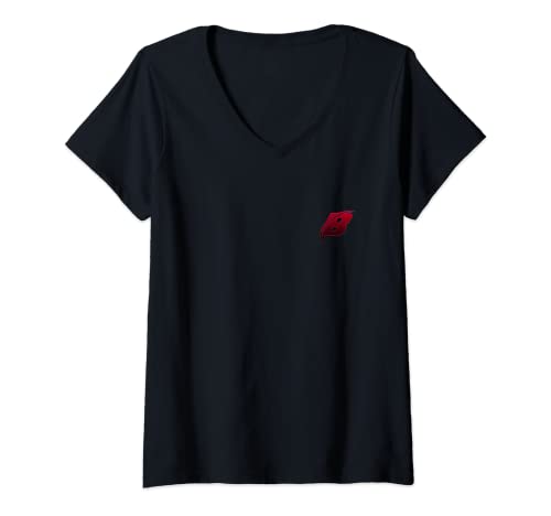 Damen Benex Red Badge T-Shirt mit V-Ausschnitt