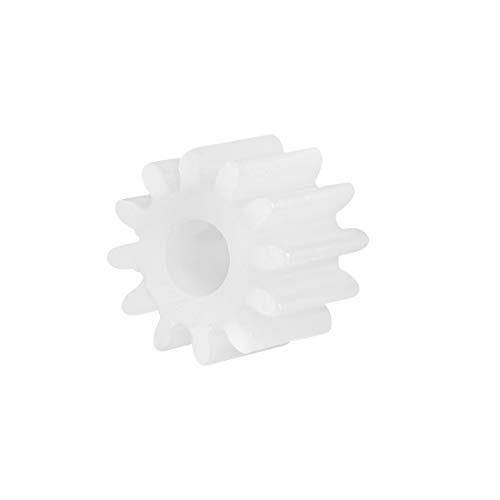 Image of uxcell 10pcs Plastic Gears 8 Teeth Model 082A Reduction Gear Plastic Worm Gears for RC Car Robot Motor