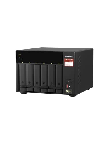 Image of QNAP TS-673A-8G 6 Bay High-Performance NAS with 2 x 2.5GbE Ports and Two PCIe Gen3 Slots