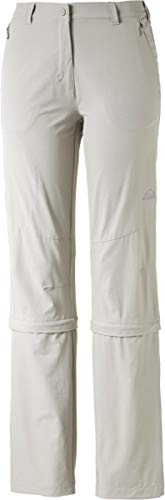 McKINLEY Women Abzipp Mandorak KG Pants - Grey, Size 17 - Image 2