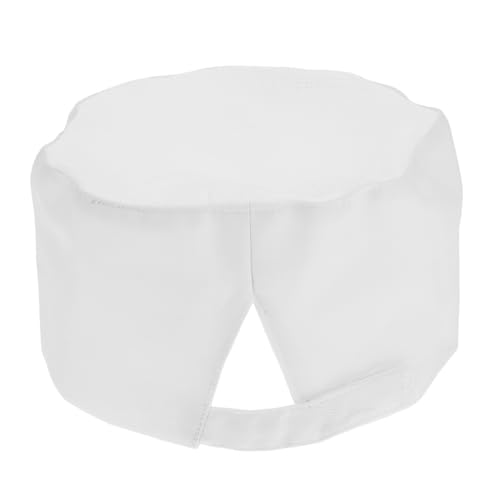 STOBAZA Chef Hats for Women: Unisex Chef Hat with Adjustable Fit - Mesh Design Cooking Cap for Enhanced Comfort in High-Temperature Kitchens White