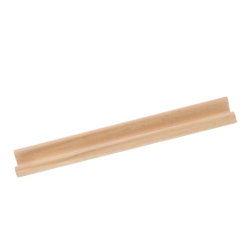 Porta Domino de Madera con Base de Letras en Inglés