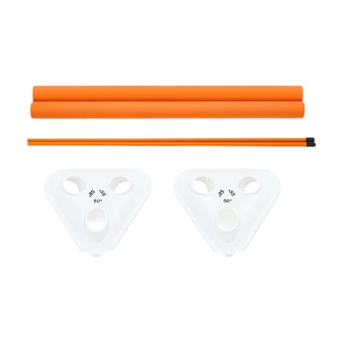 jojomis Professional Golf Alignment Stick Holder Swing Training Aid Portable Golf Practice Tool for Beginner Golfer Yard Indoor