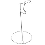 Lurrose Edelstahl Milchaufschäumer Ständer Edelstahl Eggbeater Halter Rutschfester Küchenhalter für Milchmixer und Schneebesen Leicht zu Reinigen Langlebig Geeignet für Zuhause Restaurant