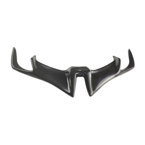 Aileron aérodynamique moto pour corriger le flux d'air du carénage avant