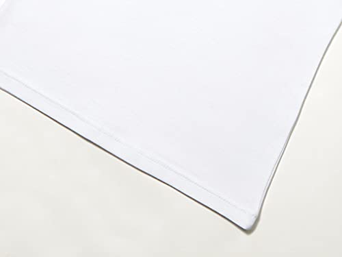 Camiseta basicamente. Lisa, menina, Branco, 12