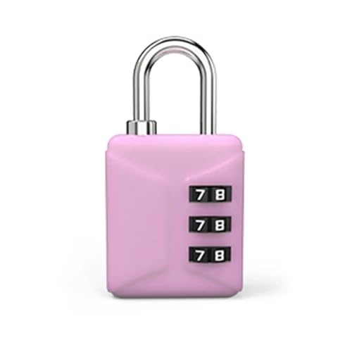 Cadenas à 3 chiffres haute résistance avec code interchangeable sans clé