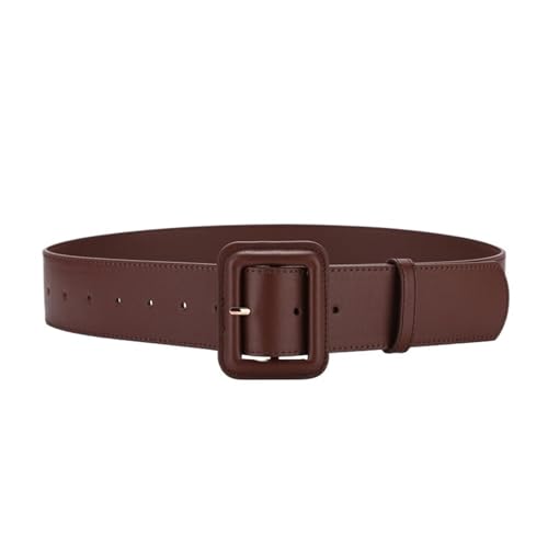 Women's Decorative Belt Women Leather Belt Versatile Decorative Wide