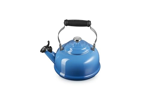 Image of Le Creuset Enamel On Steel Whistling Tea Kettle, 1.7 qt., Marseille