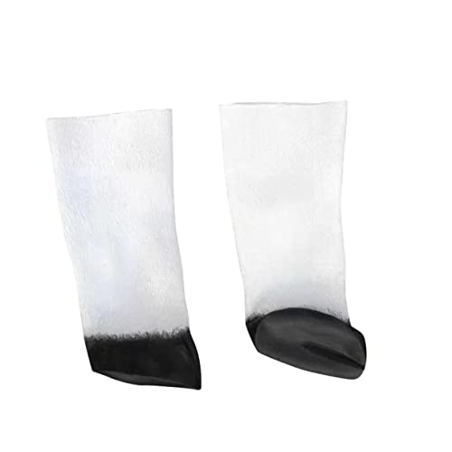 Gants sabots de cheval en latex pour fête déguisée Halloween