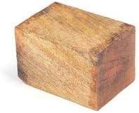 Exotic Wood Zone Bottle Stopper Blank 3" x 2" x 2" | Square Wood Blank | Wood Blocks| Lathe Blank | Various Species to choose from (1Pc) (Mango)