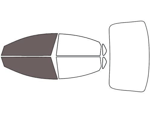 Rvinyl Window Tint Kit Compatible with Hyundai Sonata 2011-2014 - Front Precut Kit - 35%