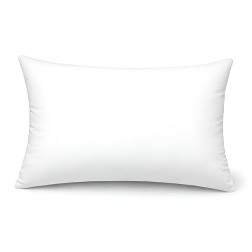 Image of DALUCI Microfiber Sleeping Pillows Set of 1 - Soft Adjustable Bed Pillow 16 x 24 Inches (41 x 61 cm) Standard Size for Back, Side & Stomach Sleepers | Breathable & Washable White Pillows