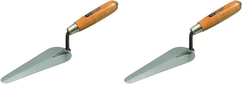 KS Tools 144.0133 Katzenzungenkelle, 160mm, mit Holzgriff (Packung mit 2)