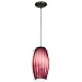 Access Lighting Access 28876-ORB/PLM Transitional One Light Pendant from Tali Fleur Collection Dark Finish, Oil Rubbed Bronze