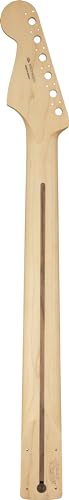 Fender Player Series Stratocaster Neck, Modern C, 22 Medium Jumbo Frets, Maple Fingerboard, with Block Inlays - Thumbnail 2