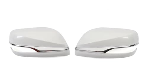 ドアミラー カバー 交換 用 レクサス 用 GX460 2010-2023 2022 用 バックミラーカバー 交換用カバー キャップ カーウィングキャップ 耐久性のあるシェル(Black-style)