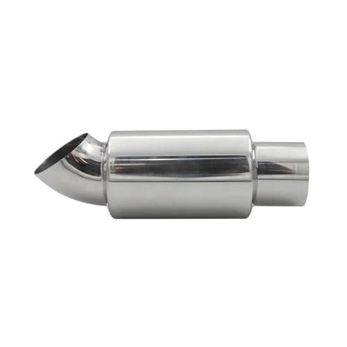 Tuyau d'échappement universel en inox brillant pour une finition auto soignée et durable