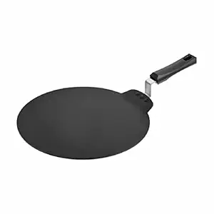 UCOOK by United Ekta Engg. Non-Stick Aluminium Flat Dosa Tawa, 300mm/4mm