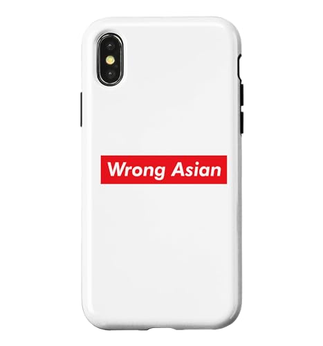 �Ԉ�����A�W�A�n�A�����J�l�����m�����n��#WrongAsian AAPI �X�}�z�P�[�X iPhone X/XS �p
