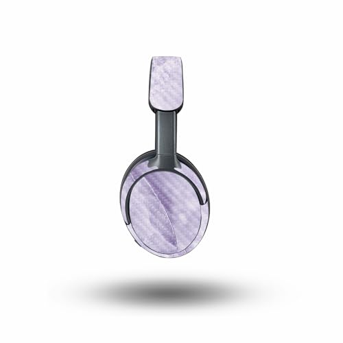 Image of MightySkins Carbon Fiber Skin Compatible with Bose QuietComfort Ultra - Round Amethyst | Protective, Durable Textured Carbon Fiber Finish | Easy to Apply