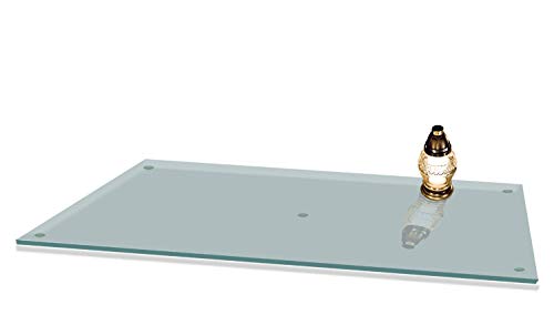 TMK Plaque en verre pour lanterne funéraire - 90 x 52 cm