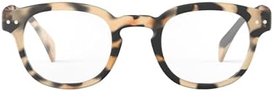 IZIPIZI READING #C Reading Glasses for Women and Men – Square Glasses with Anti-Scratch Lenses, Lightweight Fashion Frame