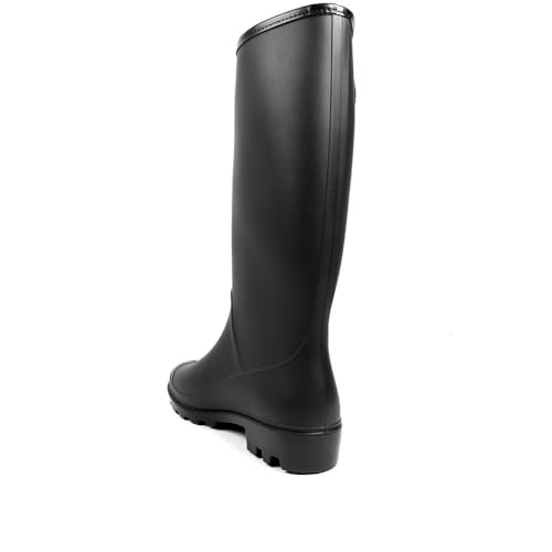 Pavers Waterproof Wellies - Black Size 8 - Image 4