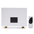 Electric Tankless Water Heater, Kitchen Electric Hot Tankless, Water Heater Shower Instant, 3000W, 110V, with LED Temperature Display, for Under Sink, Bathroom Sink and Faucet (WHITE)