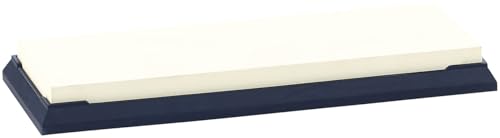 TokioKitchenWare Wasser-Schleifstein-Set: Wasser-Schleifstein für Messer, mit rutschfestem Halter, Körnung 1000 (Wetzstein Messer, Wassrschleifstein mit Halter, Küche)