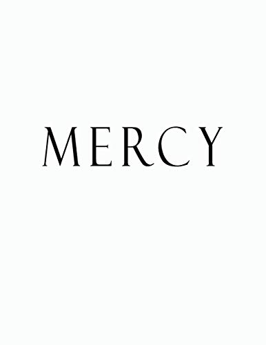 Mercy: Black and White Decorative Book to Stack Together on Coffee Tables, Bookshelves and Interior Design | Add Bookish Charm Decor to Your Home | ... Your unique Fashion Design style | Mercy