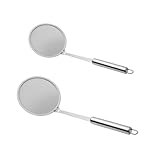 Photo Gallery vicasky 2 pezzi cucchiai filtro in acciaio colino per olio e residui alimentari utensili da cucina resistenti e sicuri adatti frittura e filtraggio bevande Photo Gallery vicasky 2 pezzi cucchiai filtro in acciaio colino per olio e residui alimentari utensili da cucina resistenti e sicuri adatti frittura e filtraggio bevande