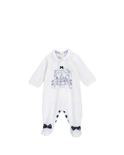 Tuta Chicco Enfant Blanc 03m : vêtement premier âge confortable