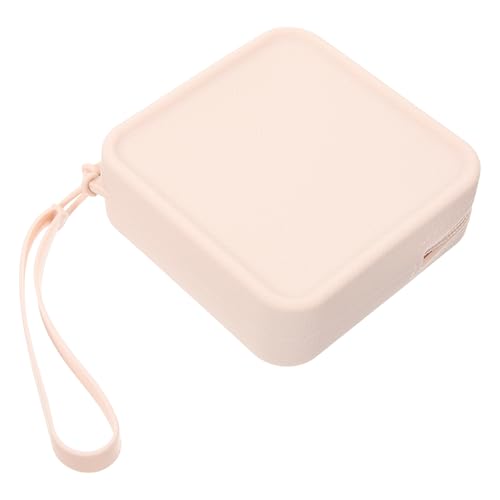 BELLIFFY Bolsa de Silicona para Compresas Portátil con Cremallera Organizador Femenino Multiusos para Tampones y Pequeños Objetos Diseño Compacto para Adolescentes