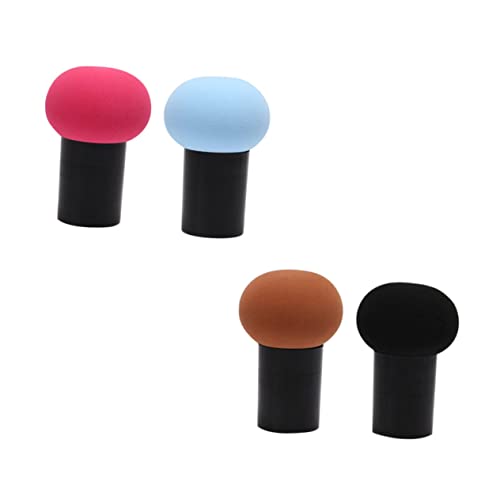 Gogogmee Houppettes à Poudre Cosmétique 4 Pièces Petit Format Coussin Portable Pour Femmes Maquillage Visage Corps Couleurs Aléatoires