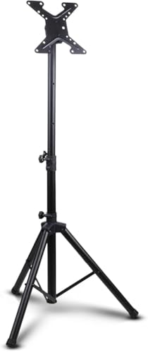 Pyle Premium LCD Flat Panel TV Tripod Stand, Portable & Foldable TV Mount for LCD/LED Flat Screen...
