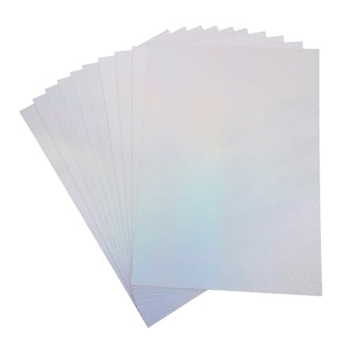 Papier cartonné effet miroir réfléchissant pour scrapbooking et loisirs créatifs (50u)