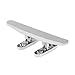 JT-HLM 2PCS Boat Cleat Open Base Boat Cleat,4 Inch Dock Cleat Mooring Rope Cleat Stainless Steel Yacht Kayak Accessories, silver