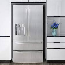 Image of WISDOM Vinyl Silver Stainless Steel Contact Paper Brushed Peel and Stick Wallpaper Self Adhesive Wallpaper Metal Look Wallpaper for Countertops Kitchen Cabinets (12 by 280inches, Silver Brushed)