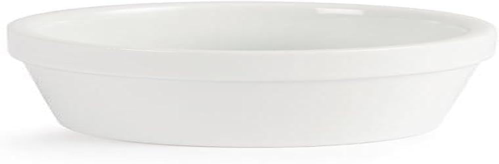 Olympia Mediterranean Ramekins White 77mm Porcelain Dishes Bakeware 6pc