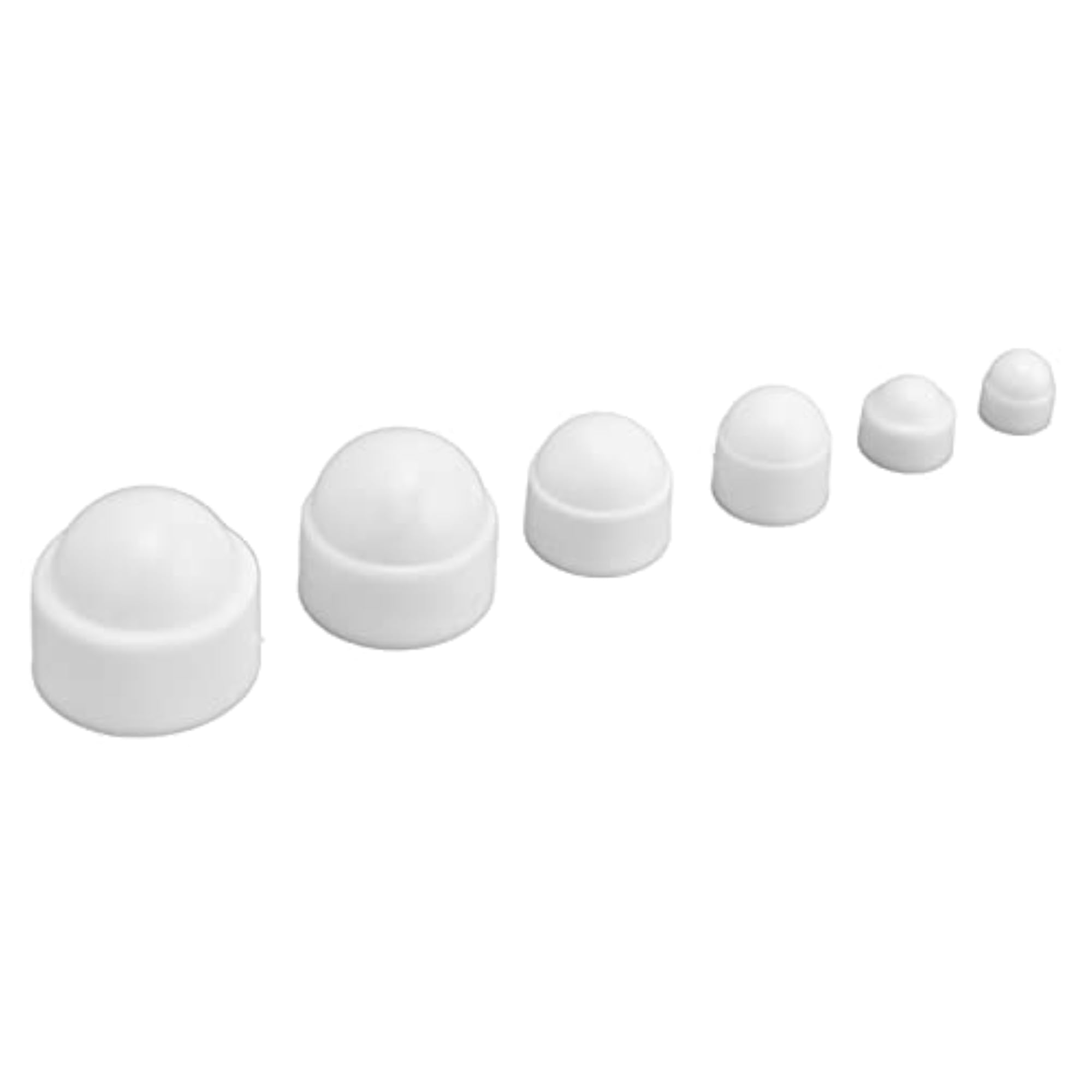 Ubersweet Hex Nut Cover, Round Screw Caps 6 Sizes