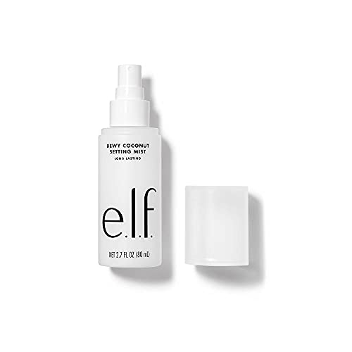 e.l.f. Dewy Coconut Setting Mist, Makeup Setting Spray, Hydrates & Conditions Skin, 2.7 Fl Oz (80mL)