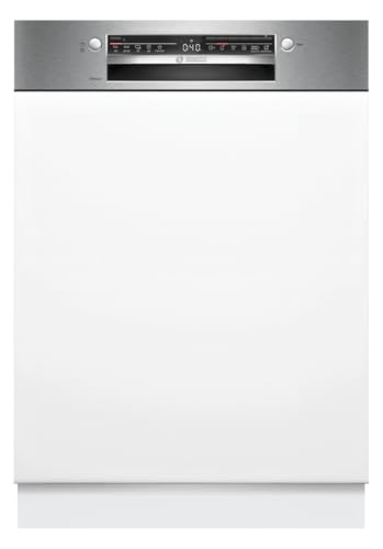 Bosch SMI2HTS02E, Série 2, Lave-vaisselle 60 cm, Encastrable, Bandeau acier brossé